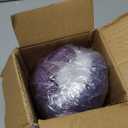 Oversized King Fleece Blanket 120x120 Inches, Seamless Soft Cozy 3D Jacquard Flannel Blanket 10'x10' Extra Large for Bed, Sofa, Couch, Travel & Camping, California King Throw, Purple Leaf