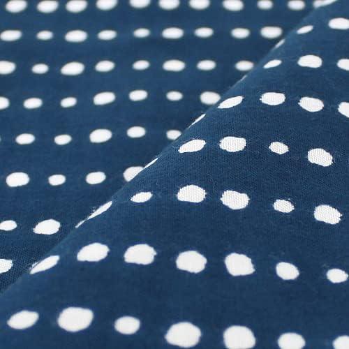 Anbo Tenugui Hand Towel, Iromame, Mameshibori (Navy Blue), 100% Cotton, Made in Japan, 13.8 x 39.4 inches