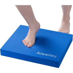 Stability Trainer Pad - Foam Balance Exercise Pad Cushion for Therapy, Yoga, Dancing Balance Training, Pilates,and Fitness (Blue)
