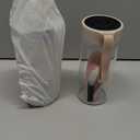 Glass Tea Bottle 16 oz Drinking Bottle with Non-Slip Holster, and Stainless Tea leak, Leak Proof Lid, Portable Glass Water Bottle for School, Office, Car, Home, as a gift, etc (Blue+Pink)