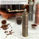 Handmade Turkish Pepper & Coffee Grinder, Refillable Turkish Spice Mill with Adjustable Coarseness, Manual Coffee Mill with Handle, Coffee Grinder Metal with Hand Crank 22 cm-8.66 inch (Antique)
