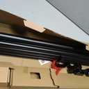 KAMANINA 1 Inch Double Curtain Rods 66 to 120 Inches (5.5-10 Feet), Heavy Duty Adjustable Double Curtain Rod for Windows, Black Drapery Rods with End Caps