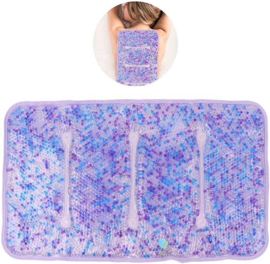 Hot and Cold Large Gel Bead Pack by FOMI Care | 20 x 12 | Ice Therapy for Back, Shoulder, Knee, Thigh Pain Relief | Premium Reusable, Oversized Wrap and Compress | Freezable, Microwaveable
