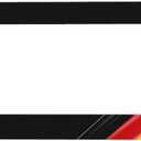 German Flag License Plate Frame - Novelty Germany Tricolor Flag License Plate CoverAluminum Metal Decorative for Front Rear Car Tag Holder2 Hole with Screws Fits for Men and Women 1 Pcs