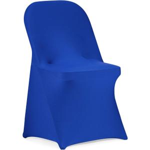 Peomeise Stretch Spandex Folding Chair Cover for Wedding Party Dining Banquet Event (Royal Blue,25pcs)