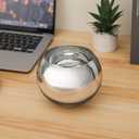 SNDEC Office Desk Accessories, 4.2'' Cubicle Mirror to See Behind You, Corner Monitor Mirror for Desk, Silver Aesthetic Cubicle Decor for Work, Cubicle Privacy Must Haves