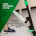 UNGER Commercial Excella 18" Starter Cleaning Kit - Floor Mop EFHC2
