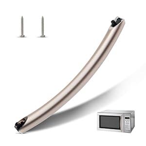 𝙐𝙥𝙜𝙧𝙖𝙙𝙚 DE94-02933A DE94-04309A Microwave Door Handle with 2 Screws, Replace DE64-02522A 2448710, Fit for Samsung Microwave SMH1713S ME16H702SES ME19R7041FS
