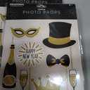 2 x New Year's Eve Paper Photo Prop Kit