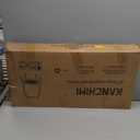 Kanchimi 40" 48" Folding Mini Fitness Indoor Exercise Workout Rebounder Trampoline with Handle, Max Load 330lbs (Black)