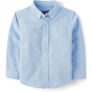 The Children's Place Baby Boys' Long Sleeve Oxford Button Down Shirt, Size: 4T