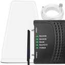 Cell Phone Booster for Home & Office,Up to 2,000 sq ft,Cell Phone Signal Booster with Band 66/25/2/4/5/12/13/17,Boost 5G 4G Data for All U.S. Carriers FCC Approved