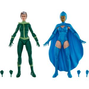 Marvel Legends Series Rogue and Destiny, X-Men Comics Collectible 6-Inch Action Figures 2-Pack (