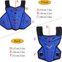 Motorcycle Body Armor Vest Dirt Bike Gear, Chest Protector Motocross Gear Motorcycle Chest Back Protector for Men Mountain Bike Protective Gear MTB Racing Off-Road
