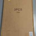 3Pcs Cylinder Stands for Party White Round Pedestal Stand (with 3pcs Spandex Cloth Cover) for Birthday Wedding Party Outdoor Indoor Decor (White).