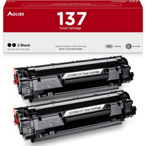 137 Compatible Toner Cartridge Replacement for Canon 137 Black Toner Cartridge, use for Canon Image CLASS MF232w, MF242dw, MF212w, MF216n, MF217w, MF244dw, MF247dw, MF249dw, MF227dw, 2 Pack