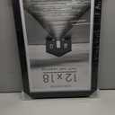 Americanflat 12x18 Poster Frame - Matted to 11x17 - Black