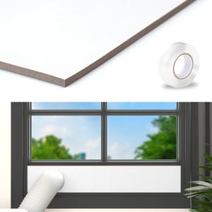 Mxclimate Window Seal Plates Foam Panel for Portable Air Conditioner,Good Sealing AC Side Panels Window Kit for Sliding,Hung Windows
