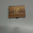 Whiskey Stone Gift Box set with 9 Premium Granite Stones (Won't Water Down Your Drink!), Wood Box, Velvet Carrying Bag and Tongs (Natural Red)