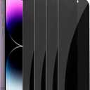 1-4Pcs Anti-Spy Privacy Screen Protectors for iPhone 16/15/14/13/12/11 Pro Max Mini Plus 9H Tempered Glass with 28 Anti-Peep Phone Screen Film (For iPhone 11 Pro,1PCS Privacy Glass)