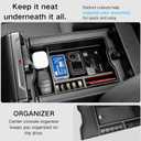 Upgraded Center Console Organizer Compatible with 2026 Toyota RAV4 6th Gen Accessories, Interior Insert ABS Materials Tray, Armrest Box Secondary Storage Tray