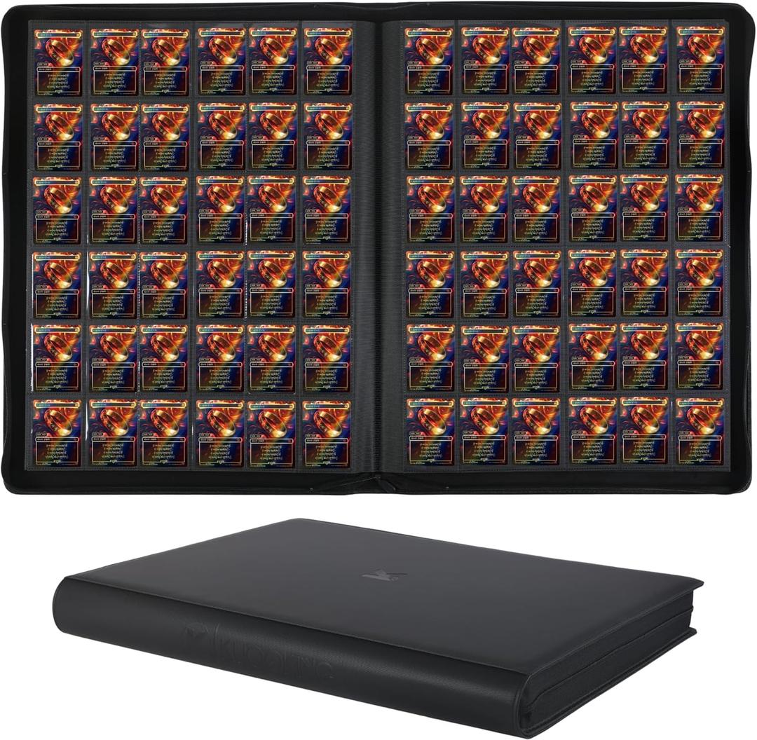 3600+ Pockets Trading Card Binder, 36-Pocket Card Ablum Compatible with MTG,Sports Cards & Other Standard Size Trading Card (BLACK)