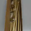 MIULEE Extra Long Linen Shower Curtain 84 Inch Long with 12 Metal Hooks Washable Heavy Fabric Curtain Set Waterproof Thick Cloth Shower Curtains for Bathroom Hotel Bathtub,72 x 84, Gold