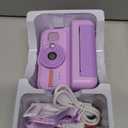 HiMont Kids Camera Instant Print, 1080P HD Instant Print Camera for Kids with 3 Rolls Print Paper & 32GB Card, Selfie Digital Camera for Kid, Ideal Kid Toys Gifts for Boys & Girls Age 3-14 (Purple)