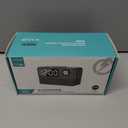 15W Fast Wireless Charger with Bluetooth Speaker and Alarm Clock Radio,4 in1 Wireless Charging Station for iPhone,Android Phones with FM Radio for Bedroom (7inch, Gray)