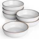 famiware Nature Ceramic Soy Sauce Dish, Dipping Bowls Set of 6, 3 oz Dipping Sauce Bowls/Dishes/Cups/Plates, Small Serving Bowls for Side Dishes, Condiments, Sushi, Appetizer, Dessert, Snowy White