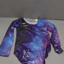 HOZIY Long Sleeve Leotards for Girls Gymnastics Kids Toddler Tumbling Outfits Floral Unicorn Galaxy Rainbow Stripe Pattern (9-10 Years)