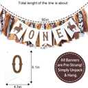 My First Rodeo High Chair Banner - Cowboy One Birthday Party Decorations