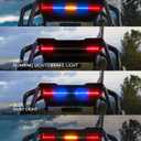 Xprite 1.0" Ultra-Thin LED Chase Strobe Light Bar, 30" Offroad Safety Flashing Light Bar with Running Brake Turn Signal & Reverse Lights for UTV, Polaris RZR, Can-am, Yamaha, SXS, 4x4, Trucks - RBYBR