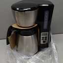 BLACK+DECKER 12 Cup Thermal Programmable Coffee Maker with Brew Strength and VORTEX Technology, Black/Steel, CM2046S