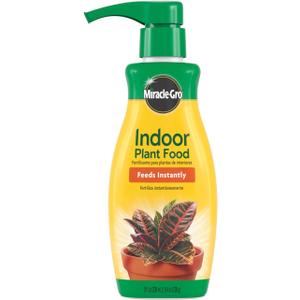 Miracle-Gro Indoor Plant Food, Liquid Plant Food for Houseplants, Snake Plants, Peace Lilies, Flowers, Vegetables, Herbs and More, 8 oz. (1 Pack)