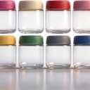 4oz 8Pack Glass Dressing Jars with Leakproof Lids, Containers for Sauce, Salad Dressing, Dips & Snacks  Reusable Glass Food Storage Cups for Lunch Box & Meal Prep(4oz-8Pack)