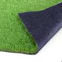 Artificial Grass Rug Outdoor Indoor 4FTX10FT Fake Grass Carpet Green Synthetic Grass Pet Turf Realistic Faux Grass Rug with Drain Holes for Garden Lawn Landscape Balcony Home Decor Patio
