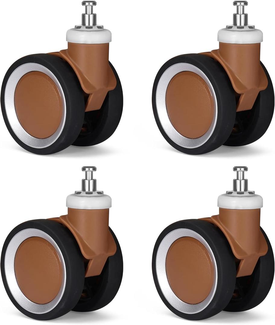 Luggage Wheels Replacement - Our Suitcase Replacement Wheels are Only Designed for TILYMOL Luggage, and aren't Compatible with Other Luggage Brands (Brown)