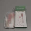 Momcozy Bottle Brush Kit with Push-Press Foam Design - Newborn Essentials Gift, Portable Cleaning Tool for Home & Travel, Baby Bottle Cleaner Brush for Breast Pumps & Nipples, Pink (Press Bubble Style)