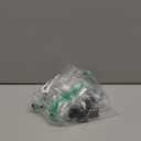 Franklin Brass Stepped (10-Pack) Cabinet Knobs | Matte Black Handles for Dresser Furniture Drawers/Kitchen/Door/Bathroom | 1" P49579C-FB-B