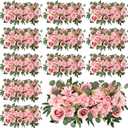 Norme 12 Pack Wedding Arch Flowers Bulk, 19.7×7.9", Pink