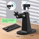 Adjustable Wall Mount for Spotlight Cam Plus/Pro (Battery) and Stick Up Cam/Pro (Battery), 360 Swivel Mounting Bracket for Indoor and Outdoor Use,Black