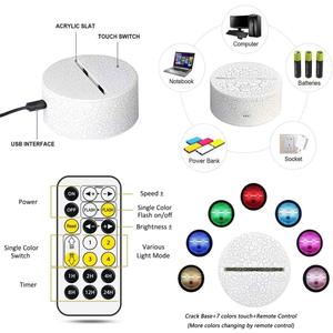 Cute Night Light - Anime Charater Multiple Color Change Decor Kitty Lamp with Remote, Dim, Timer, Game Fan Gifts for Christmas Birthday Boys Girls