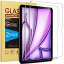 SPARIN Screen Protector for iPad Air 13 Inch M3 2025 & M2 2024 (7th/6th Generation) & iPad Pro 13 Inch M4 7th Gen, Case Friendly/2 Pack Tempered Glass, Support Apple Pencil