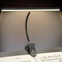 Vekkia Professional 88 LED Rechargeable Music Stand Light - Foldable Clip-on Lamp, Eye-Protective, 5 Brightness & 3 Color Temp Adjustments, for Piano, Reading