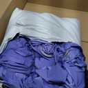 150 Pack Spandex Stretch Chair Sashes Bows, Elastic Stretch Chair Cover Bands Ties with Buckle Slider for Wedding Party Ceremony Reception Event Banquet Decoration (Purple)