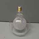 Oversized Decorative LED Light Bulbs, Giant Vintage Edison Light Bulb, G52(G160) Huge Globe Bulbs with Glass Shell, Pendant Lighting, 2700K Warm White, 6W Dimmable 250LM(50W eq.), E26 Base