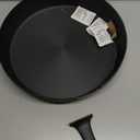 Flambo 12 Inch Smooth Cast Iron Skillet - Naturally Non-Stick, Pre-Seasoned Frying Pan, Smooth Finish for Grilling, Frying, Sauteing, Searing, Baking - Use on Oven, Stove, Grill, or Campfire