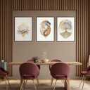 3PCS Tree of Life Canvas spiritual Wall Art Boho Sacred Geometry Posters Print Art Lotus Zen Pictures Wall Decor Abstract Yin Yang Fall feng Shui Artwork for Living Room Yoga Room Bedroom Home Decoration ( Poster No Frame)