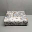 jinchan 9x12 Area Rugs for Living Room - Machine Washable Tribal Vintage Floral Stain Resistant Ultra-Thin Low-Pile Non-Slip Distressed Carpet for Bedroom Dining Room Kitchen (9x12ft,Grey/Blue)